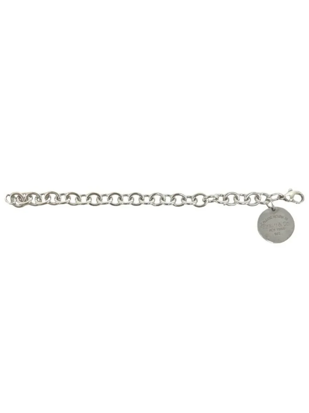 Tiffany & Co Return to Round Tag Bracelet 925 Sterling Silver Accessory